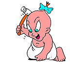 hammering baby - baby with hammer