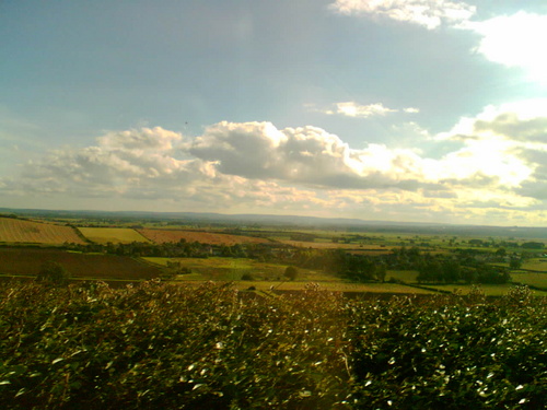 Taunton - The sky in taunton in summer