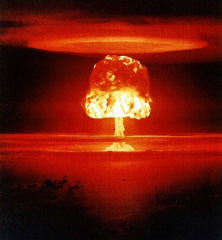 mushroom bomb - nuclear xplosion