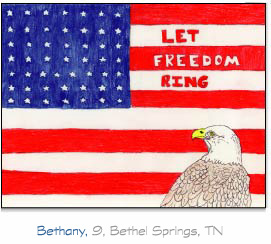 US Flag Let Freedom Ring - Let Freedom Ring