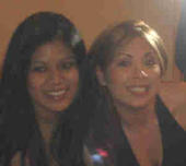 me and monica - pic was taken at a party