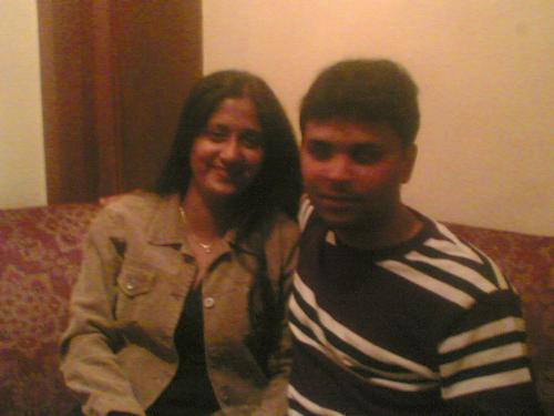 Cute Couple - This is my friend who is along with his girlfriend. We were at 1000oaks in pune...his girlfriend was leaving the same day to hyderabad.