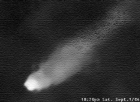 A faked comet - This was a comet I made in CS2 a while back while my internet was down. It looks sorta real don't ya' think?
