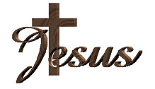 Jesus Cross image - Image of the word Jesus and a Cross in gold color