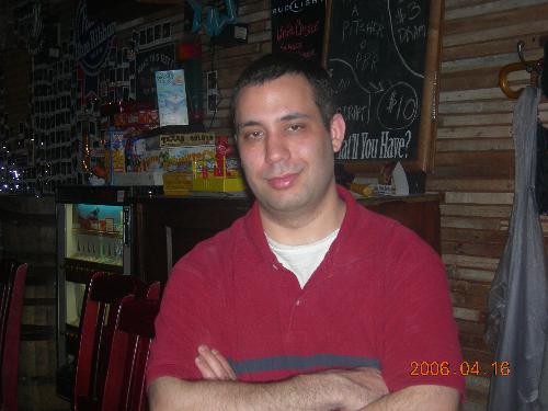 just hanging out - Just a reallly bad picture of me at the local bar