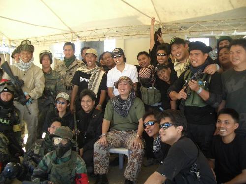 with the gang - one of the days when i was still doing campaigns
