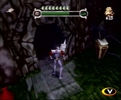 MediEvil - MediEvil http://www.gamespot.com/ps/adventure/medievil/index.html Sony's MediEvil takes place in a fictional Gallowmere, relaying the legend of a one Sir Daniel Fortesque. At one time, Sir Dan was Gallowmere's most esteemed knight, until he died fending off the evil sorcerer Zarok's battalion. As the fable goes, Sir Dan's demise wasn't of the heroic proportions of, say, William Wallace, but the king put on the big spin (for national security) and documented history as such. Well, Zarok didn't die back then, and now his magic brings Dan back accidentally, and incidentally, around the time that Zarok feels his new army of evil dead and plug-uglies is prepared to go at it once again. So, as Sir Dan, you're given a second chance to save the land, if you can live up to your own weighty reputation.