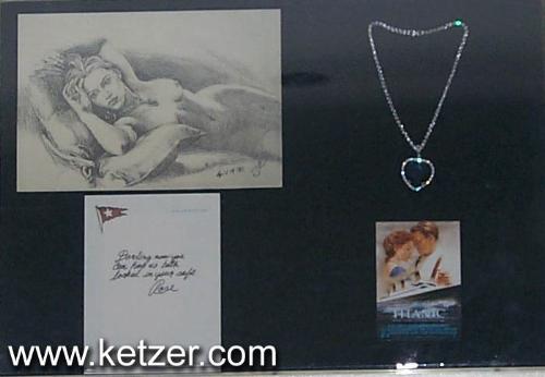 Titanic related things,picture.necklace - Titanic related things,picture.necklace