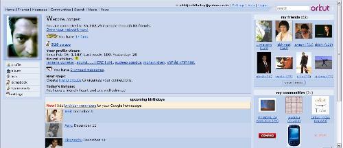 my orkut profile - orkut