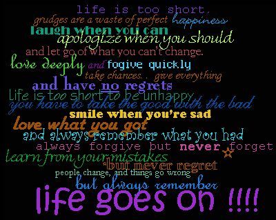 Life's little messages - This is just a little somthing a friend of mine shared with me. I think it says a lot with out saying a lot.