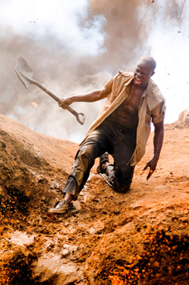 blood diamond  -    Set against the backdrop of civil war and chaos in 1990's Sierra Leone, Danny Archer, a South African mercenary, and Solomon Vandy, a Mende fisherman are joined in a common quest to recover a rare pink diamond that can transform their lives. While in prison for smuggling, Archer learns that Solomon--who was taken from his family and forced to work in the diamond fields--has found and hidden the extraordinary rough stone. With the help of Maddy Bowen, an American journalist whose idealism is tempered by a deepening connection with Archer, the two men embark on a trek through rebel territory, a journey that could save Solomon's family and give Archer the second chance he thought he would never have.