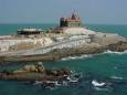 kanyakumari, sunset, sunrise - This shows the beach of Knayakumari