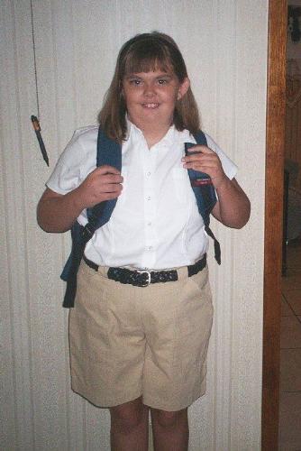 School Days - My 10-year-old on her 2nd day of fourth grade.