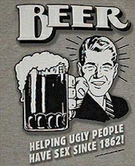 beer - vintage poster bout the contribution of beer...