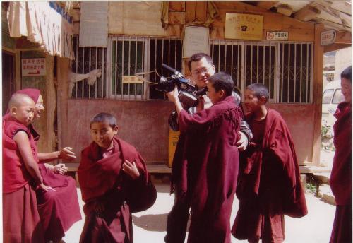 A monastery of lamas. - A monastery of lamas in chinese yunnan.