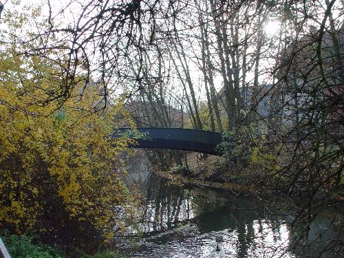 Germany - river and a bridge, Germany