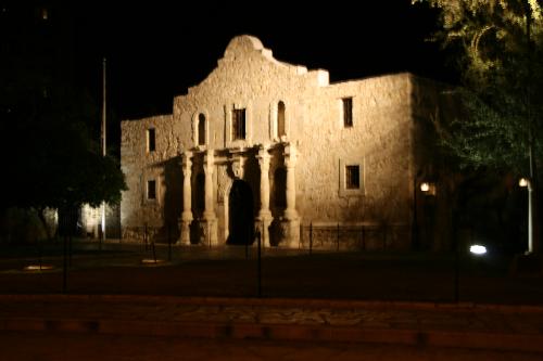 The Famous Alamo - Here is a picture of the Alamo.