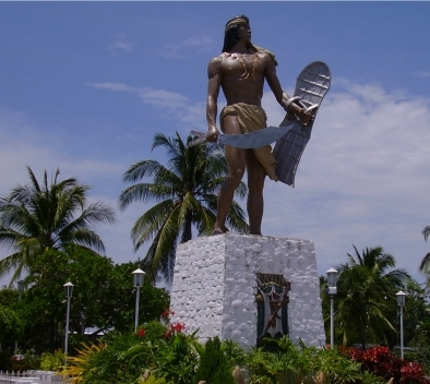 Mactan statue of Lapulapu - Statue of Lapulapu in Mactan Cebu Philippines