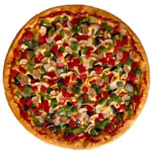 Pizza - A pizza.
