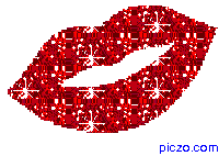 kiss kiss - sparkly lips!