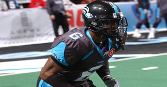 Philadelphia Soul's player in action - Philadelphia Soul's player in action during a game.