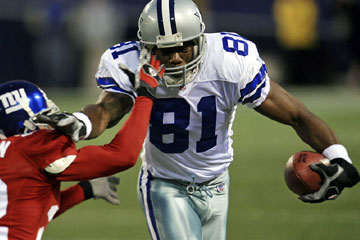 Week 12 victory over NY - It is what it is T.O running threw CBs as usual