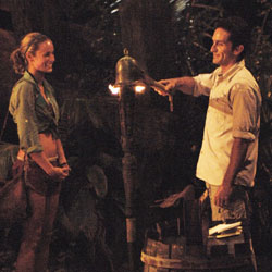 Survivor  - Candice gets eliminated.