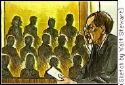Judge and Jury - drawing representing the judge and the jury