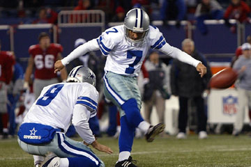 week 12 winning field goal - final field goal of the game sealing the cowboys 3 point victory over the giants
