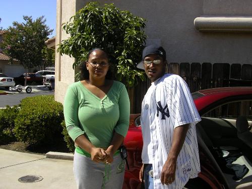 My Lover and Best Friend - on the left Is my best friend Luck-E and On the Right Is My husband. I love them both dearly and would do anything for them. I was in the process of moving out of  California and To New York.