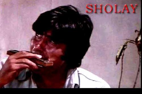 Amitabh in Sholay - Amitabh in Sholay