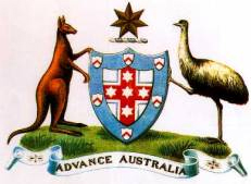 First Coat of Arms - Australia 1908 - Coat of Arms - Australia 1908