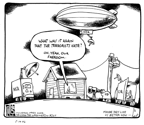 Freedom? - Political Cartoon