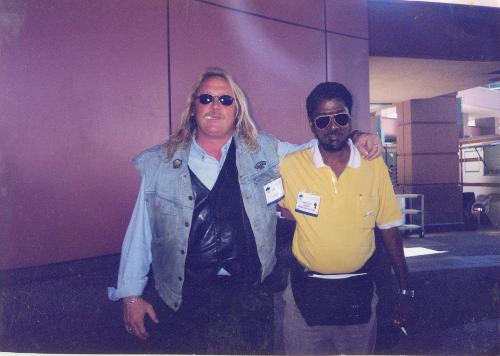 Travel - Me With Hells Angels Harley Crowd