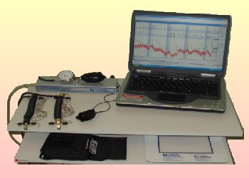 polygraph - This is one example of a lie detector or polygraph.