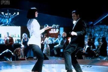 Pulp Fiction  - An inside look at a memorable community of criminals. Prizefighter Butch Coolidge has decided to stop payment on a deal he's made with the devil. Honey Bunny and Pumpkin are a couple of young lovers and small time thieves who decide they need a change of venue. Meanwhile, two career criminals, Vincent Vega and Jules, go about their daily business of shooting up other crooks who are late on payments to their boss. While one is asked to babysit their boss' dangerously pretty young wife, the other suddenly realizes that he must give up his life of crime.