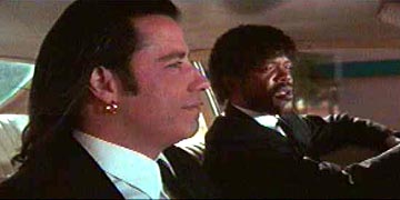 Pulp Fiction - An inside look at a memorable community of criminals. Prizefighter Butch Coolidge has decided to stop payment on a deal he's made with the devil. Honey Bunny and Pumpkin are a couple of young lovers and small time thieves who decide they need a change of venue. Meanwhile, two career criminals, Vincent Vega and Jules, go about their daily business of shooting up other crooks who are late on payments to their boss. While one is asked to babysit their boss' dangerously pretty young wife, the other suddenly realizes that he must give up his life of crime.