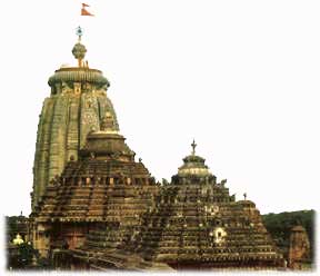 The holy JAGANNATH temple - Shrine of Lord Jagannath, Lord Balabhadhra and Godess Subhadra