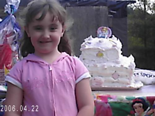 My niece Kaitlyn - This is my niece Kaitlyn at her princess birthday party that was in April.