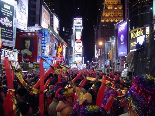 NEW YEAR'S EVE IN TIMES SQUARE!! - I love to spend a new year's eve and day at  NYC because it is very exciting and fun place to be!!