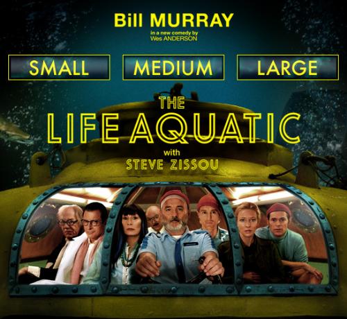 The life aquatic - this movie is halarious.