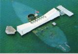 USS Arizona Memorial - aerial view of the USS Arizona Memorial in Pearl Harbor in memory of those lives lost in the attack on Pearl Harbor on December 7th 1941