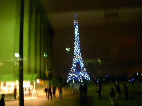 Eiffel Tower - Illuminated Eiffel Tower.