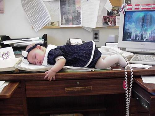 Tired Frm Work - Cute Pic