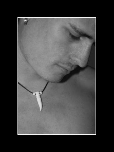 Another one. - This is me on our honeymoon in Egypt. My wife turned it in to black and white and added a frame.