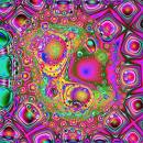 Pyschedelic Fractal Graphic artwork - Visual Fractal artwork