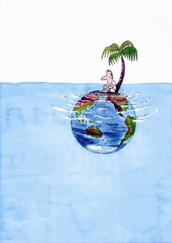 global warming - well this is such a serious threat. and this cartoon just represents the danger global warming brings with itself