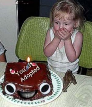 You're adopted! - Geez! What would your reactions be if you found out that you're adopted?