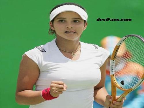 sania8 - in white dress