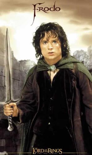 Frodo - Elijah Woods as Frodo Baggins in 'The Lord of the Rings' Trilogy.